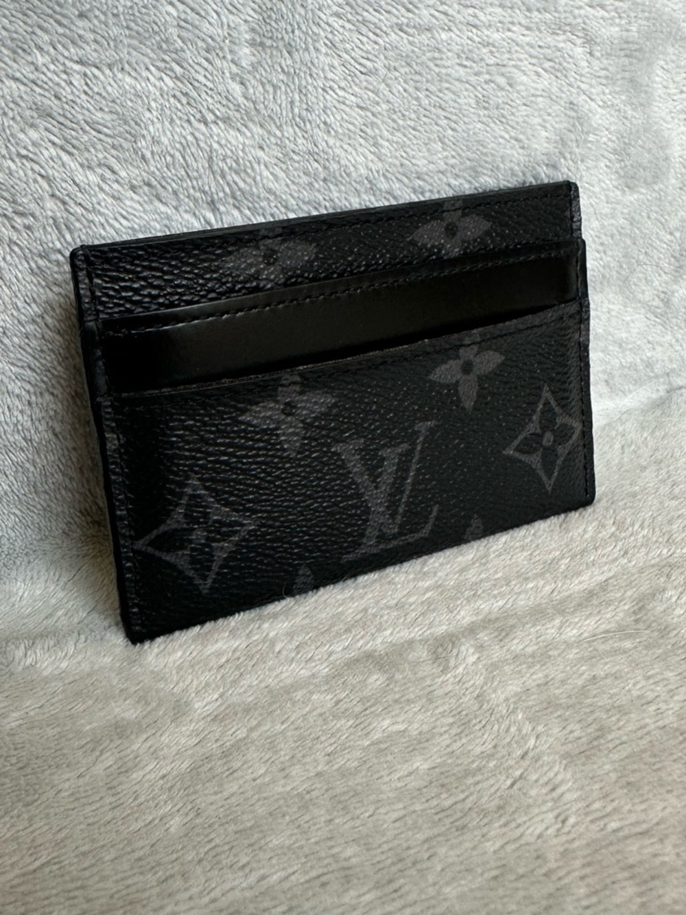 Louis Vuitton Monogram Eclipse Card Holder Black Wallet w/ COA + Dust Bag - Picture 2 of 16